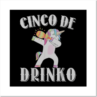 Cinco De Drinko Lime Cinco De Mayo May Fifth 2018 Drinking Posters and Art